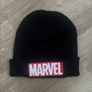 Marvel Logo Black Beanie